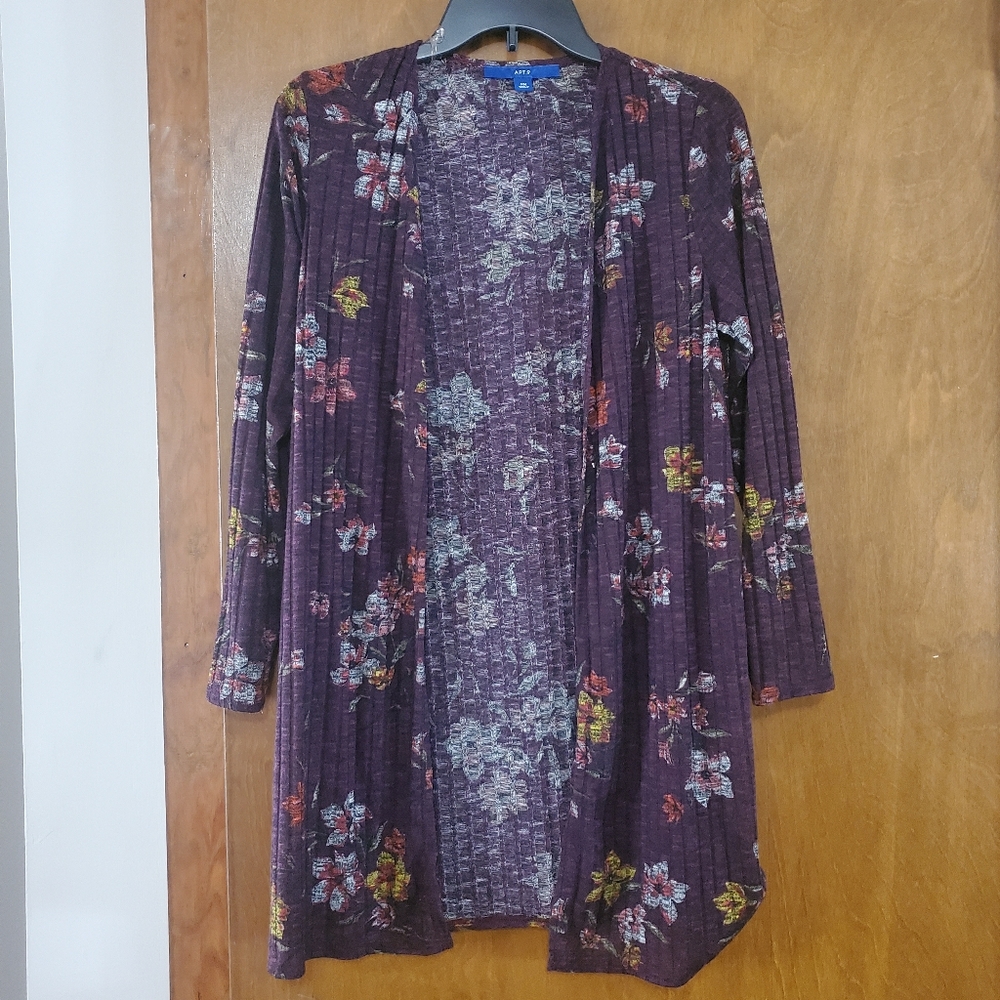Apt. 9 Petite Floral Cardigan